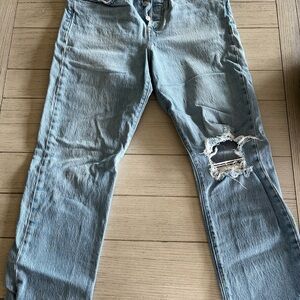 Levi's Light Blue Wedgie Straight Leg Jeans